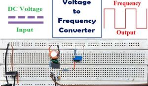 Voltage to Frequency Converter Circuit