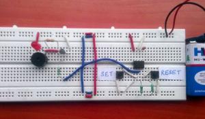 Panic Alarm Circuit using 555 Timer IC