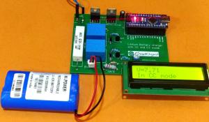 7.4V Two Step Lithium Battery Charger Circuit - CC and CV mode