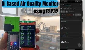 AI Based Air Quality Monitor Using ESP32