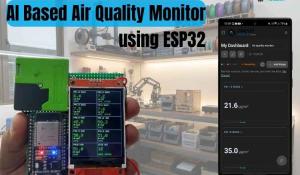 AI Based Air Quality Monitor Using ESP32