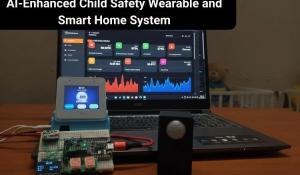 AI Enhanced Child Safety Wearable and Smart Home System
