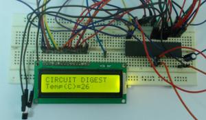 AVR Microcontroller Based Digital Thermometer using LM35