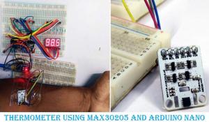 Arduino Based Digital Thermometer using MAX30205 Human Body Temperature Sensor 