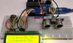 Distance Measurement using Arduino & Ultrasonic Sensor