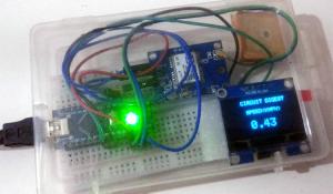 Arduino GPS speedometer using OLED