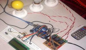 IR Remote Controlled Home Automation using Arduino