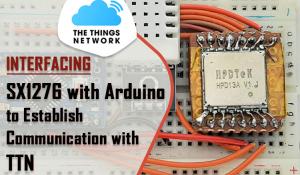Arduino LoRa Communication with The Things Network
