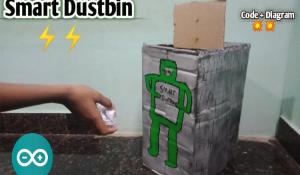 Arduino Smart Dustbin using Ultrasonic Sensor