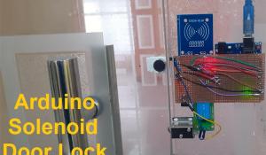 Arduino Solenoid Door Lock using RFID