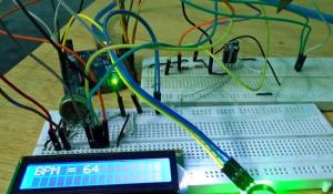 Heart Beat Monitoring over Internet using Arduino and ThingSpeak