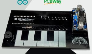 Arduino based Touch Capacitive Piano PCB