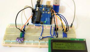 BMP280 Pressure Sensor Module Interfacing with Arduino 