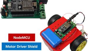 Battery Powered NodeMCU Motor Driver Shield 