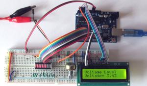 Battery Voltage Indicator using Arduino and LED Bar Graph