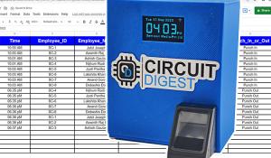 Biometric Attendance System with Google Sheet Integration