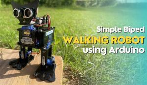 Biped Catbot Robot using Arduino and Ultrasonic sensor