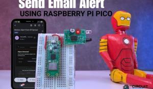  IR Detection System with Email Alerts using Raspberry Pi Pico