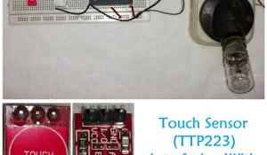 Controlling Light using Touch Sensor and 8051 Microcontroller