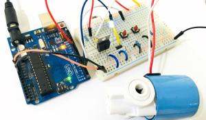 Hardware setup to control a Solenoid Valve with Arduino
