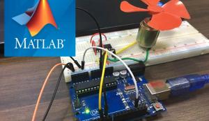 DC Motor Control Using MATLAB and Arduino
