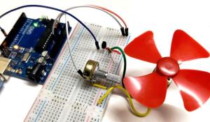 DC Motor Speed Control using Arduino and Potentiometer