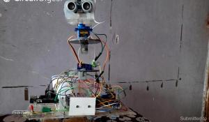 DIY Arduino Fire Fighting Robot using Ultrasonic Sensor