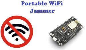 DIY Wi-Fi Jammer using NodeMCU ESP12