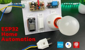 ESP32 Home Automation using Alexa and Google Assistant