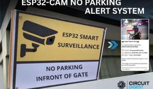 IoT No Parking Alert System Using CircuitDigest Cloud