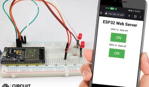 Control an LED using ESP32 based Webserver