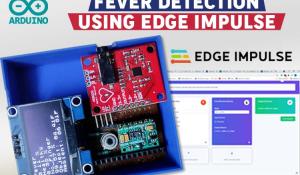 Fever Detection using Edge Impulse Traing Model and Arduino