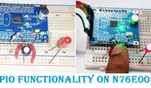GPIO Functions on Nuvoton N76E003 