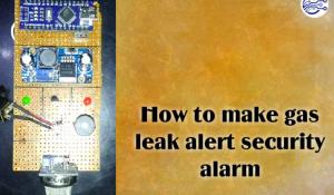 Gas Leak Alert Security Alarm