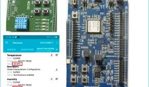 Nordic nRF52 Development Kit - Measuring Temperature and Humidity using Bluetooth Low Energy