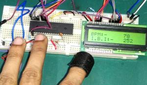 Heartbeat Monitoring using PIC Microcontroller