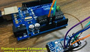 How to Flash the Firmware on Clone HM-10 BLE Module using Arduino Uno