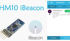 How to setup HM-10 BLE Module as iBeacon
