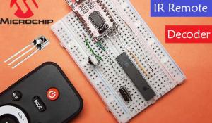 IR Signal Decoder using TSOP and PIC Microcontroller