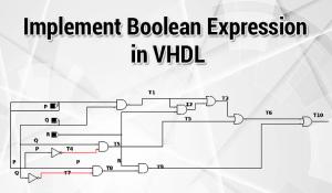 Design a simple Boolean Logic based IC using VHDL on ModelSim
