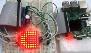 Interfacing 8x8 LED Matrix with Raspberry Pi
