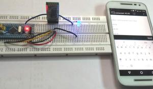 Interfacing Bluetooth HC-05 with STM32F103C8 Blue Pill: Controlling LED