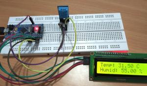 Interfacing DHT11 Temperature & Humidity Sensor with STM32F103C8