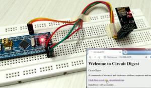 Connecting ESP8266 with STM32F103C8: Creating a Webserver