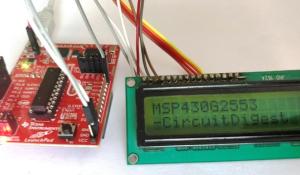 Interfacing LCD with MSP430G2 LaunchPad