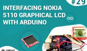 Interfacing Nokia 5110 Graphical LCD with Arduino