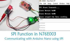 Interfacing Nuvoton with Arduino Through SPI