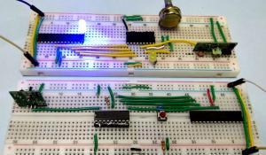 Interfacing RF module with Atmega8: Communication between two AVR Microcontrollers