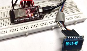 Internet Clock using ESP32 and OLED Display