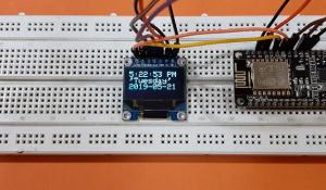 Internet Clock: Display Date and Time on OLED using ESP8266 NodeMCU with NTP
